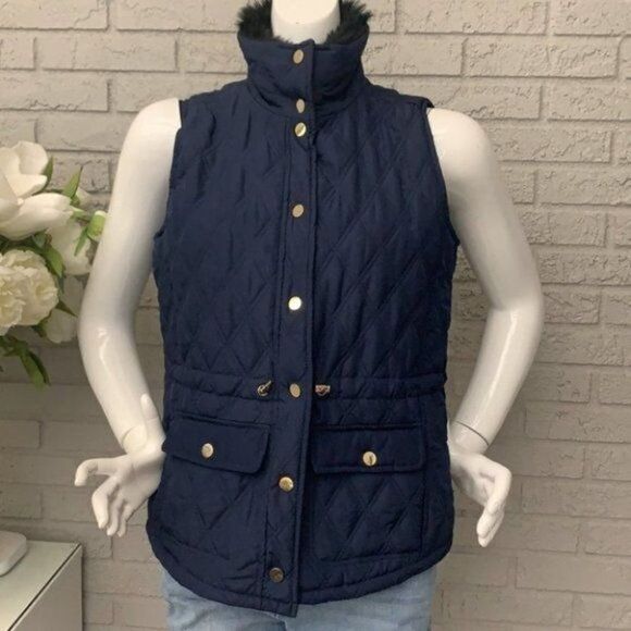 Casual Identity Quilted Vest Size Sp - Picture 5 of 12